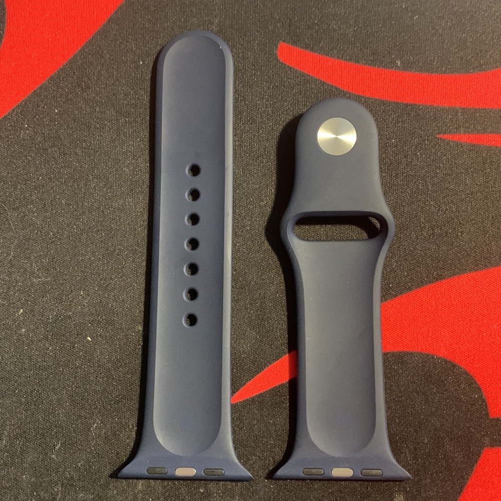 OEM Apple Watch Sport Bands - Dark Blue 40mm & 44mm (S/M)